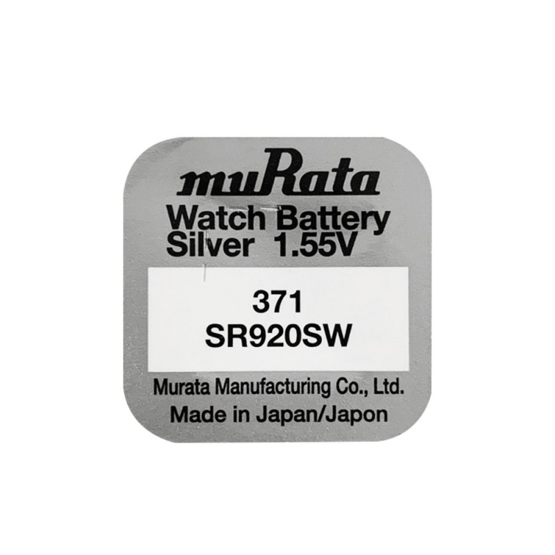 [시계건전지] 무라타 MURATA SR920SW 371 1.55V 45mAh / 인투피온
