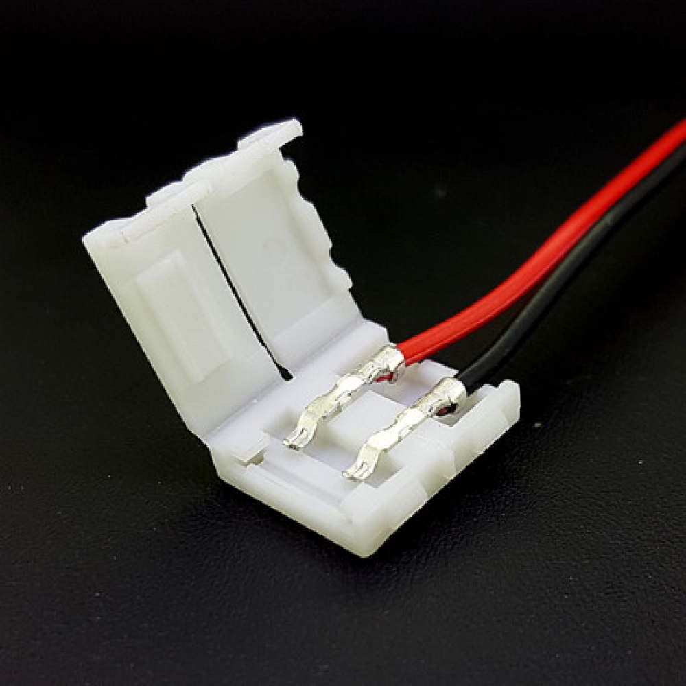 LED바 플렉시블 단색 연결 케이블 커넥터 2핀 DL-BF-CONNECTOR-2PIN-WIRE II / 인투피온
