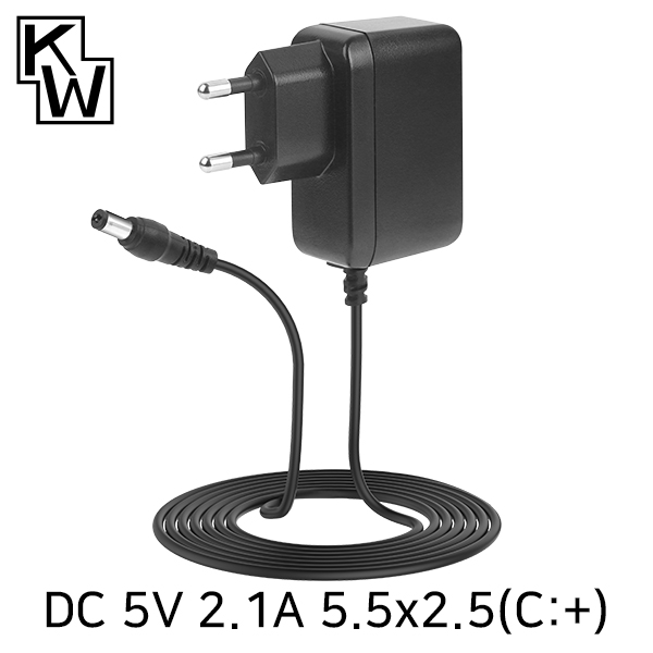 KW KW-A5021B(SK21G-0500210K) 5V 2.1A SMPS 아답터(5.5x2.5mm／C+) / 인투피온