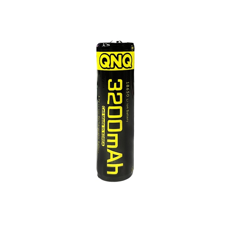 18650 배터리 리튬이온 Li-ion QNQ 보호회로내장 3.7V 3200mAh / 인투피온