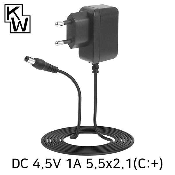 KW KW-A4510A(SK01G-0450100K) 4.5V 1A SMPS 아답터(5.5x2.1mm／C+) / 인투피온